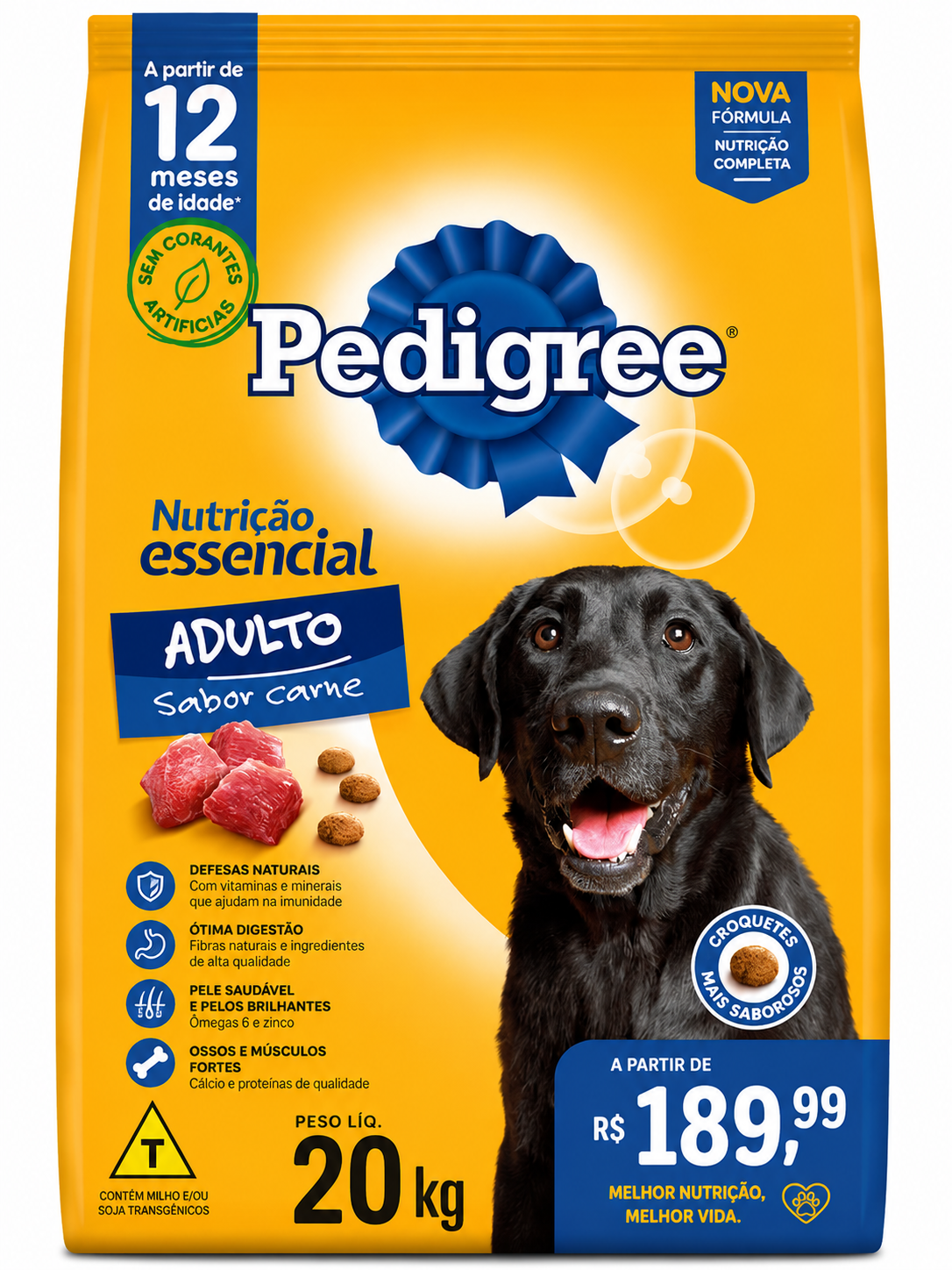 Ração Pedigree (20Kg)