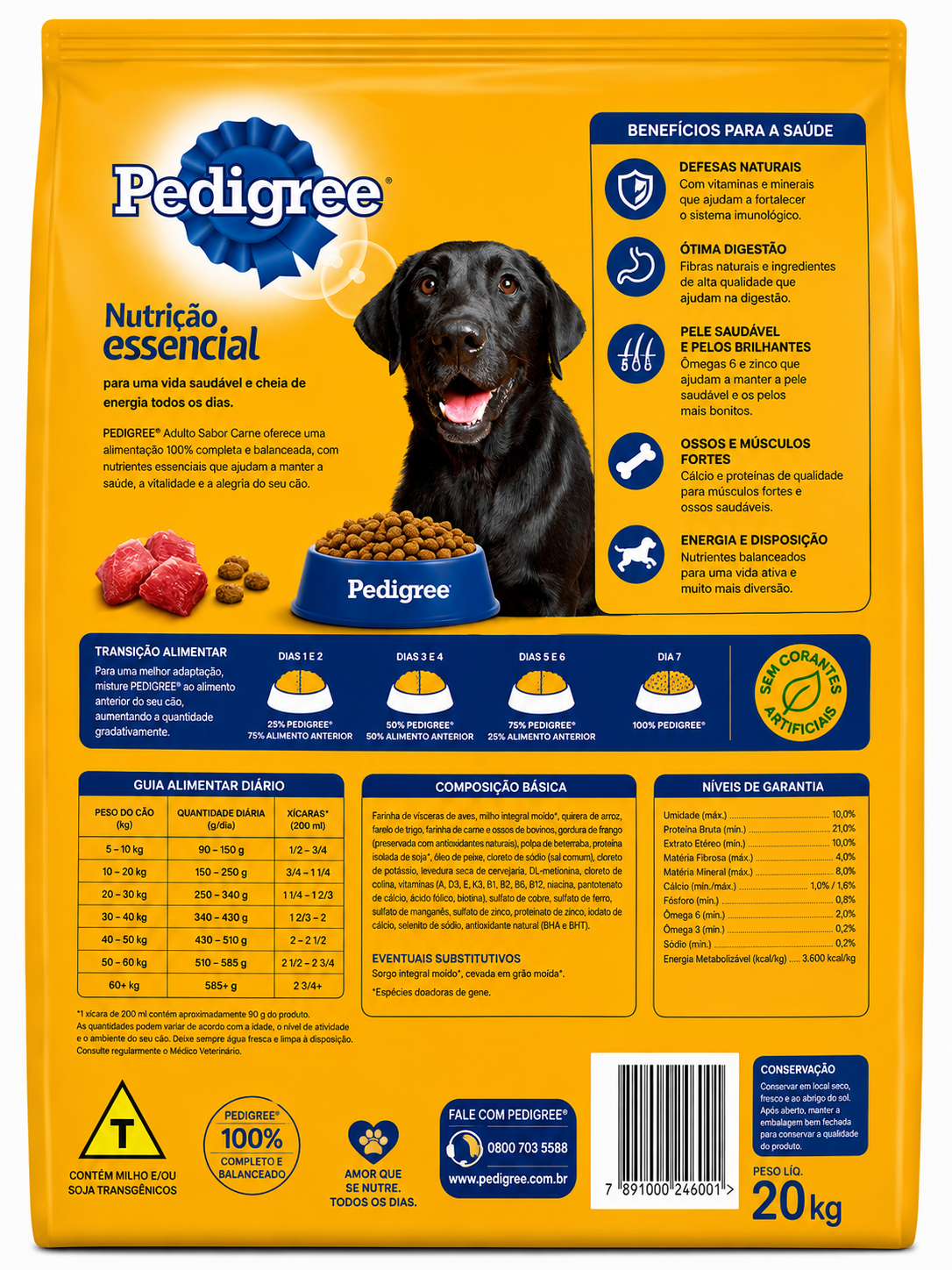 Ração Pedigree (20Kg)