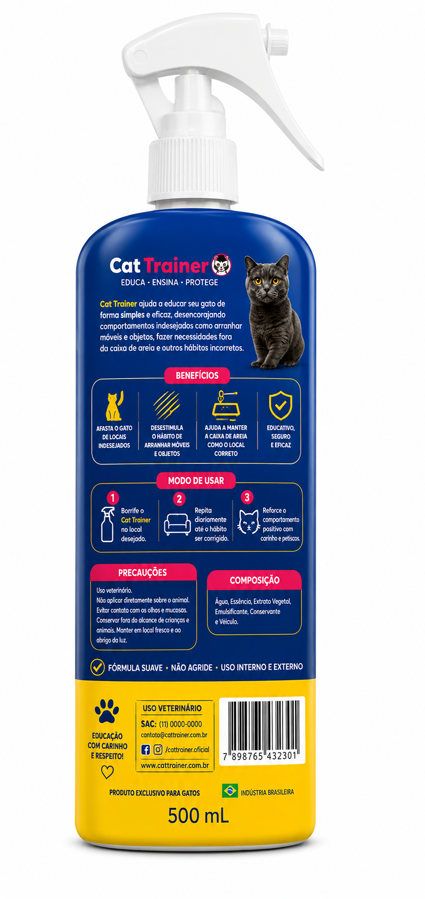 Educador Comportamental para Gatos • Spray 500ml